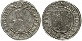 Brandenburg/Preußen
Joachim I., allein, 1499-1535
1/4 Taler 1524, Stendal. Mit BRΛN am Ende der Vorderseitenumschrift. 7,48 g.
vorzüglich, übl. Sch...