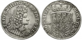 Brandenburg/Preußen
Friedrich III., 1688-1701
2/3 Taler 1693 ICS Magdeburg. sehr schön/vorzüglich