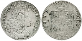 Brandenburg/Preußen
Friedrich I., 1701-1713
2/3 Taler 1703 CS, Berlin sehr schön, übl. leichte Prägeschwäche und kl. Kratzer, selten