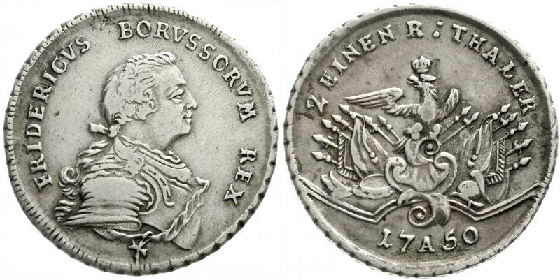 Brandenburg/Preußen
Friedrich II., 1740-1786
1/2 Taler 1750 A, Berlin. gutes s...