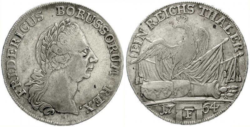 Brandenburg/Preußen
Friedrich II., 1740-1786
Reichstaler 1764 F, Magdeburg. se...
