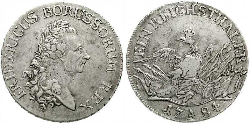 Brandenburg/Preußen
Friedrich II., 1740-1786
Reichstaler 1784 A, Berlin. Greis...