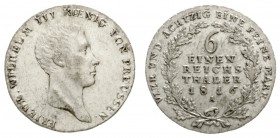 Brandenburg/Preußen
Friedrich Wilhelm III., 1797-1840
1/6 Taler 1816 A. gutes vorzüglich
