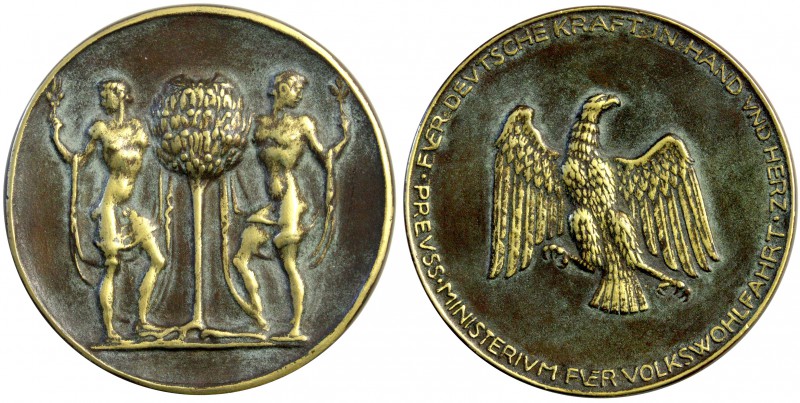 Brandenburg/Preußen
Medaillen
Adler-Plakette (Bronzemedaille) des Preuss. Mini...