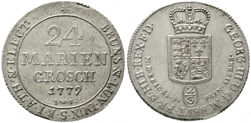 Braunschweig-Calenberg-Hannover
Georg III., 1760-1820
24 Mariengroschen 1779 I...