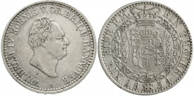 Braunschweig-Calenberg-Hannover
Wilhelm IV., 1830-1837
Taler 1834 B. sehr schön