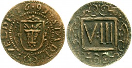 Coesfeld
Kupfer VIII Pfennig 1691. sehr schön/vorzüglich
Exemplar der Slg. Horn