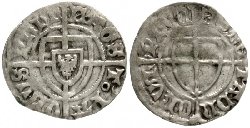 Deutscher Orden
Paul von Rußdorf, 1422-1441
Schilling o.J. Hochmeisterschild/O...