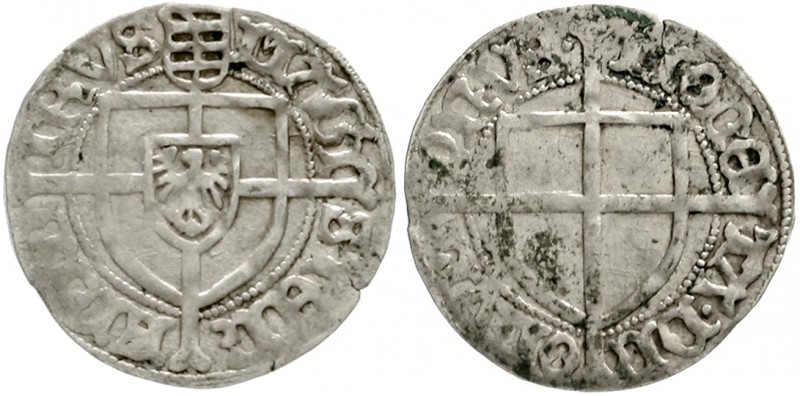 Deutscher Orden
Friedrich von Sachsen, 1498-1510
Groschen o.J. Königsberg. Ohn...