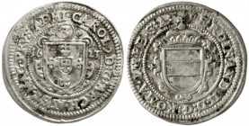 Deutscher Orden
Karl, 1619-1624
3 Kreuzer 1623. gutes sehr schön, sehr selten