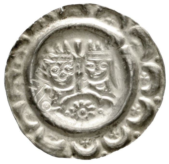 Donauwörth, königliche Münzstätte
Heinrich VI., 1190-1197
Brakteat o.J. 2 gekr...