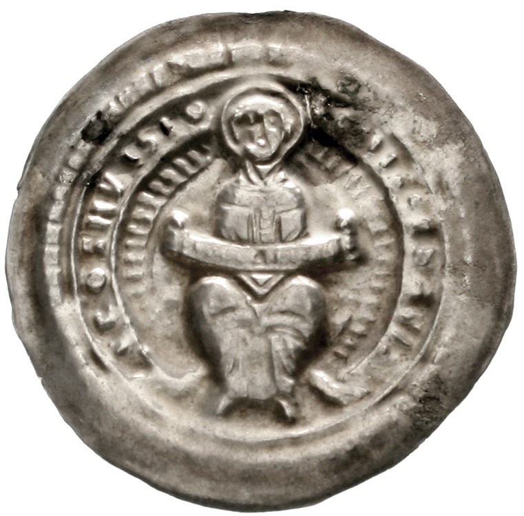Halberstadt-Bistum
Gero von Schermbke, 1160-1177
Brakteat o.J. St. Stephan thr...