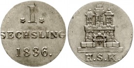 Hamburg-Stadt
Sechsling 1836. fast Stempelglanz
