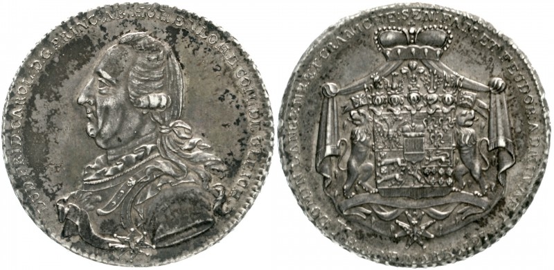 Hohenlohe-Neuenstein-Öhringen
Ludwig Friedrich Karl, 1765-1805
Konventionstale...