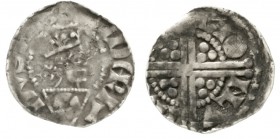 Lippe, Grafschaft
Bernhard III., 1229-1265
Sterling o.J. Gekrönter Kopf über Dreieck mit Rose/...NONV... Doppelfadenkreuz, in den Winkeln je 3 Kugel...