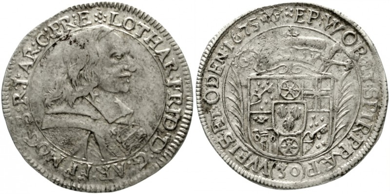 Mainz-Erzbistum
Lothar-Friedrich v. Metternich-Burscheid, 1673-1675
1/2 Sorten...