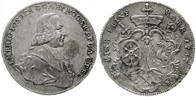 Mainz-Erzbistum
Emmerich Joseph von Breitbach-Bürresheim, 1763-1774
Konvention...