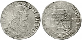 Nassau-Holzappel
Adolf, 1653-1676
Gulden zu 60 Kreuzern 1676, Cramberg. sehr schön, Prägeschwäche, äußerst selten
Adolph von Nassau-Dillenburg/Scha...