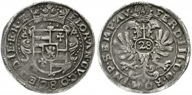 Oldenburg
Gulden zu 28 Stüber o.J. mit Titel Ferd. III.
sehr schön/vorzüglich, schöne Patina