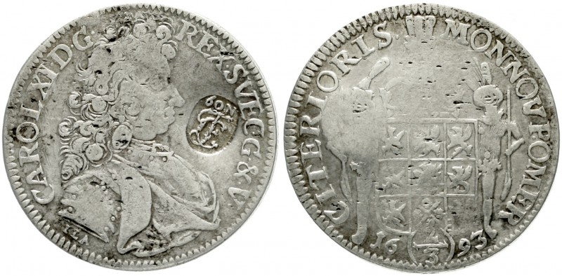 Pommern-unter schwedischer Besetzung
Karl XI., 1660-1697
2/3 Taler 1693 ILA un...