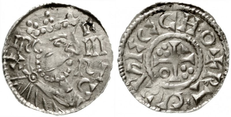 Regensburg-königliche Münzstätte
Heinrich II. 1002-1024
Pfennig 1009/1024. Kön...