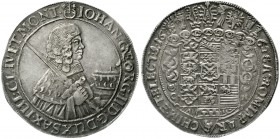 Sachsen-Albertinische Linie
Johann Georg II., 1656-1680
Erbländischer Taler 1662 CR, Dresden. fast vorzüglich, schöne Patina