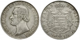 Sachsen-Coburg-Gotha
Ernst II., 1844-1893
Taler 1846 F. sehr schön