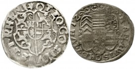 Salm-Kyrburg
Otto, 1548-1607
2 Stück: Halbbatzen o.J. (mit Titel Rudolf II.); Hanau-Lichtenberg, 2 Kreuzer 1669.
sehr schön