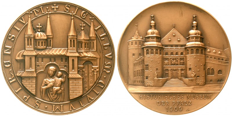 Speyer-Stadt
Bronzemedaille 1909 a.d. Historische Museum der Pfalz. Museum/Stad...