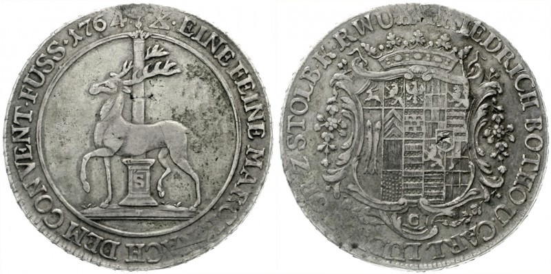 Stolberg-Stolberg
Friedrich Botho und Karl Ludwig, 1761-1768
Konventionstaler ...