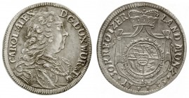 Württemberg
Carl Alexander, 1733-1737
30 Kreuzer (Halbgulden) 1735 FB.
sehr schön/vorzüglich