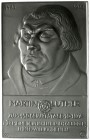 Drittes Reich
Eins. Eisengussplakette 1933 v. H. Moshage. 450.Geb. Luther. Dessen Brb. über "Für meine Deutschen bin ich geboren..." 89 X 139 mm. Stu...