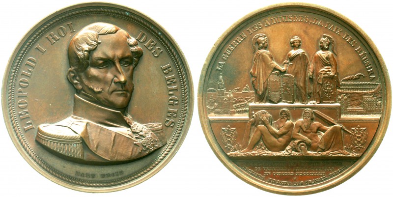 Eisenbahn
Bronzemedaille 1843 v. Hart, a.d. Einweihung der Eisenbahnlinie von V...
