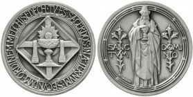 Münchner Medailleure
Heinrich Wadere
Silbermedaille o.J. (1905) a.d. Priesterweihe. Kelch mit Monstranz/Priester v.v., 45,3 mm, 31,4 g. Heidemann vg...