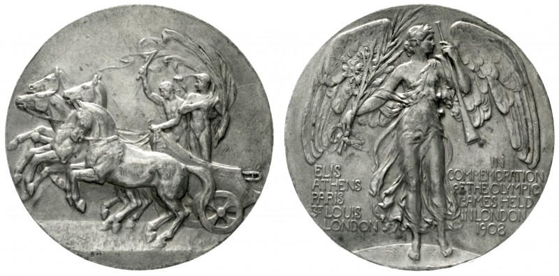 Olympische Spiele
Olympische Spiele in London 1908
Teilnehmermedaille 1908 von...