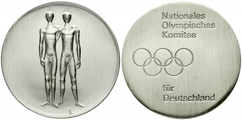 Olympische Spiele
Olympische Spiele in München 1972
Ehrenmedaille (Weißmetall)...