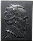 Personenmedaillen
Goethe, Johann Wolfgang von *1749 Frankfurt, +1832
Einseitige Eisengußplakette o.J. (1932) v. J.W. Fehrle, Sayner Hüttenwerk. Brb....