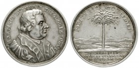 Reformation
Deutschland
Silbermedaille 1717 von P.H. Müller. 200 Jf. der Reformation. Brb. n.r. / Palme in Landschaft. 32,2 mm, 14,06 g.
vorzüglich...