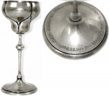 Schützenmedaillen
Landau
Silberpokal (800/1000) 1911 a.d. 25. Verbandsschiessen Pfalz-Baden und Mittelrhein zu Landau. 22,8 X 10 cm, 29,79 g.
vorzü...