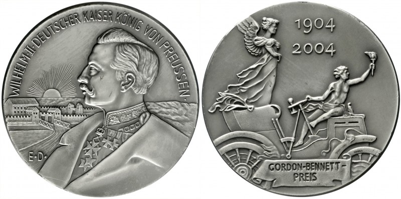 Sport und Reitsport
Auto und Motorradsport
Feinsilbermedaille 2004 von E.D. 10...