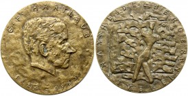 Universitäten und Schulen
Heidelberg
Bronzegussmedaille 1963 v. E.H. a.d. Tod v. G.F. Hartlaub, Lehrbeauftragter a.d. Uni Heidelberg u. Vorsitz. d. ...