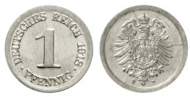 1 Pfennig, Aluminium 1916-1918
10 X 1918 D. alle prägefrisch/Stempelglanz