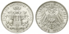 Hamburg
3 Mark 1911 J. Stempelglanz