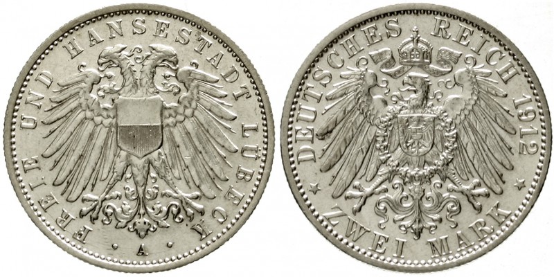 Lübeck
2 Mark 1912 A. gutes vorzüglich