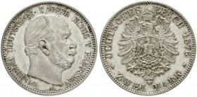 Preußen
Wilhelm I., 1861-1888
2 Mark 1876 A. Polierte Platte, nur min. berührt, sehr selten