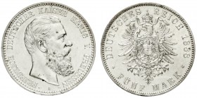 Preußen
Friedrich III., 1888
5 Mark 1888 A. vorzüglich/Stempelglanz