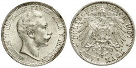Preußen
Wilhelm II., 1888-1918
2 Mark 1907 A. fast Stempelglanz