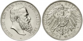 Reuß, ältere Linie
Heinrich XXII., 1867-1902
2 Mark 1901 A. gutes vorzüglich