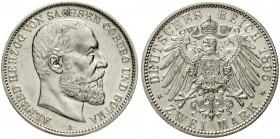 Sachsen/-Coburg-Gotha
Alfred, 1893-1900
2 Mark 1895 A. vorzüglich