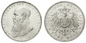 Sachsen-Meiningen
Georg II., 1866-1914
5 Mark 1908 D. prägefrisch/fast Stempelglanz